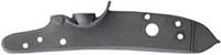 lock plate, .86 x 4.7", drilled & tapped, left hand